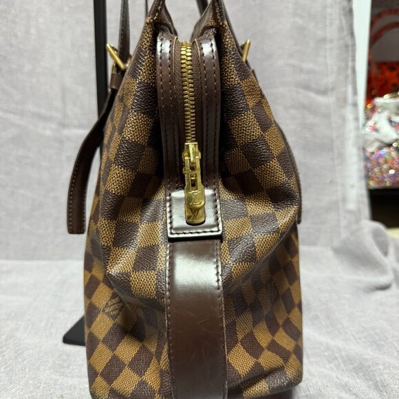 **Authentic** Louis Vuitton LV Tote Bag Chelsea Ebene Brown Damier - Picture 5 of 8